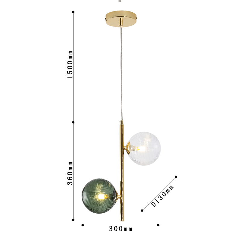 Подвесной светильник Bolle Multi Color hanging 2 lamp Подвесной светильник Bolle Multi Color hanging 2 lamp в Орле