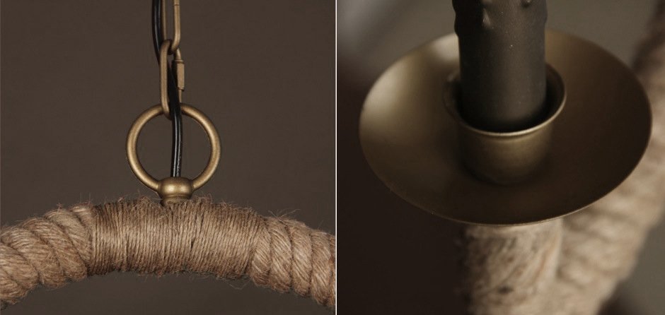 Подвесной светильник Oval Loft Rope Light Подвесной светильник Oval Loft Rope Light - Loft-Concept в Орле
