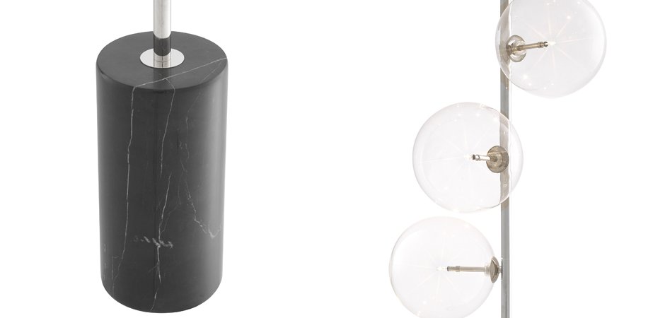 Торшер Eichholtz Floor Lamp Tempo Nickel Торшер Eichholtz Floor Lamp Tempo Nickel - Loft-Concept в Орле