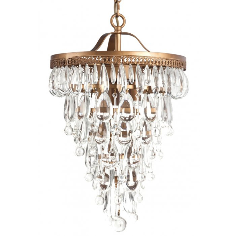 Люстра Clarissa Glass Drop Pendant 30 Бронза Люстра Clarissa Glass Drop Pendant 30 Бронза в Орле | Loft Concept