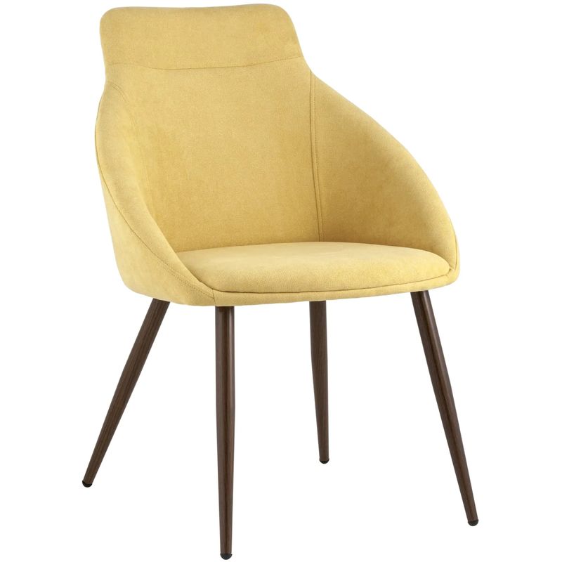Стул Queenie Chair Желтый Цвет Желтый Коричневый Стул Queenie Chair Желтый Цвет Желтый Коричневый в Орле | Loft Concept