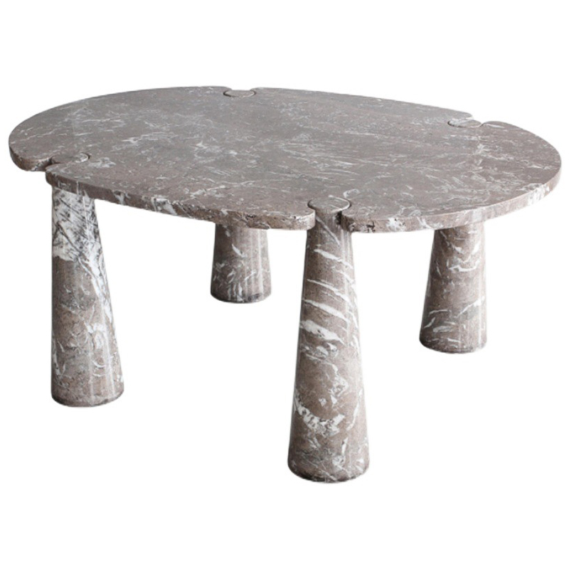 Кофейный стол Jacobi Marble Coffee Table Бежево-серый Кофейный стол Jacobi Marble Coffee Table Бежево-серый в Орле | Loft Concept