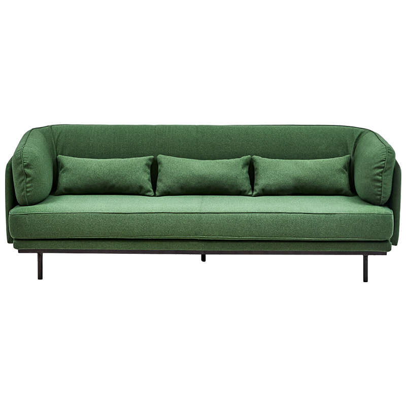 Диван Vibek Sofa Зеленый Черный Диван Vibek Sofa Зеленый Черный в Орле | Loft Concept