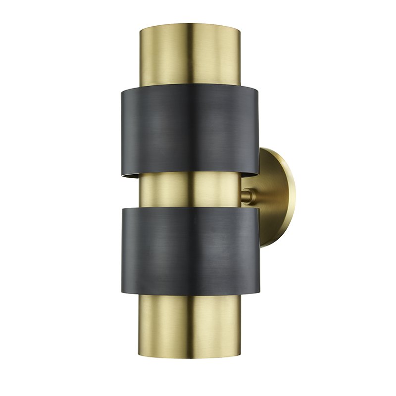 Бра Hudson Valley 9420-AOB Cyrus 2 Light Wall Sconce In Aged Old Bronze Латунь Темная бронза Бра Hudson Valley 9420-AOB Cyrus 2 Light Wall Sconce In Aged Old Bronze Латунь Темная бронза в Орле | Loft Concept