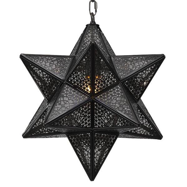 Люстра Morocco Black Star Черный матовый Люстра Morocco Black Star Черный матовый в Орле | Loft Concept