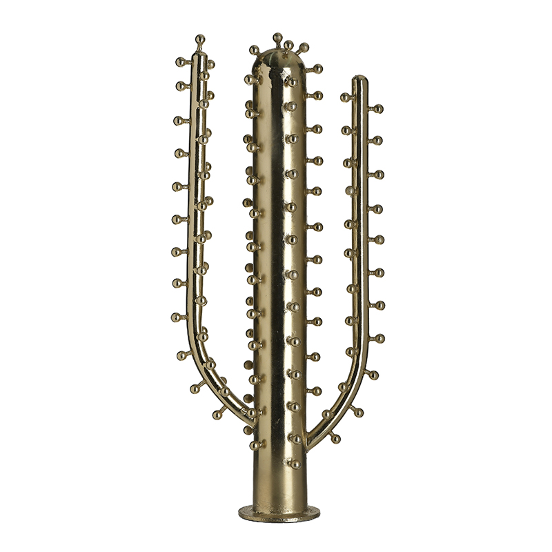 Статуэтка Metal Cactus 46 Золотой Статуэтка Metal Cactus 46 Золотой в Орле | Loft Concept