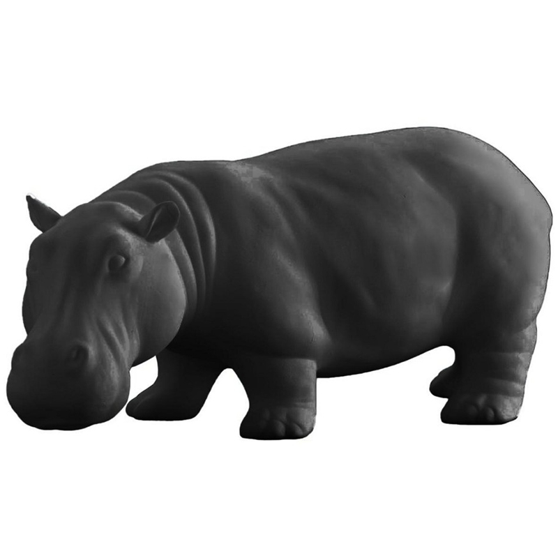 Статуэтка Abhika Hippo Bisc. Black Черный Статуэтка Abhika Hippo Bisc. Black Черный в Орле | Loft Concept
