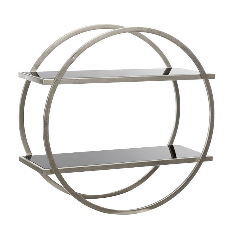 Полка Circle Silver Серый Серебряный в Орле | Loft Concept 