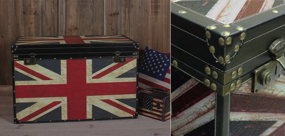 Сундук Union Jack Сундук Union Jack - Loft-Concept в Орле