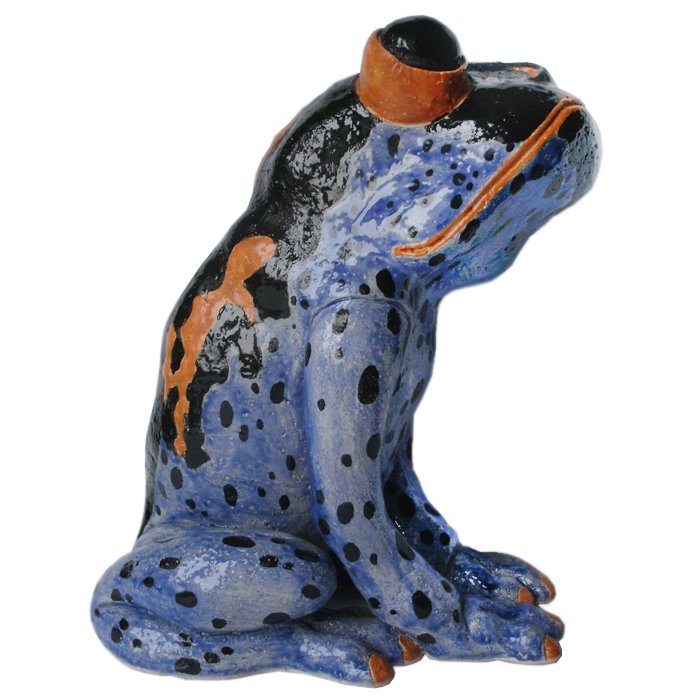 Статуэтка Tropical Frog Синий Оранжевый Статуэтка Tropical Frog Синий Оранжевый в Орле | Loft Concept