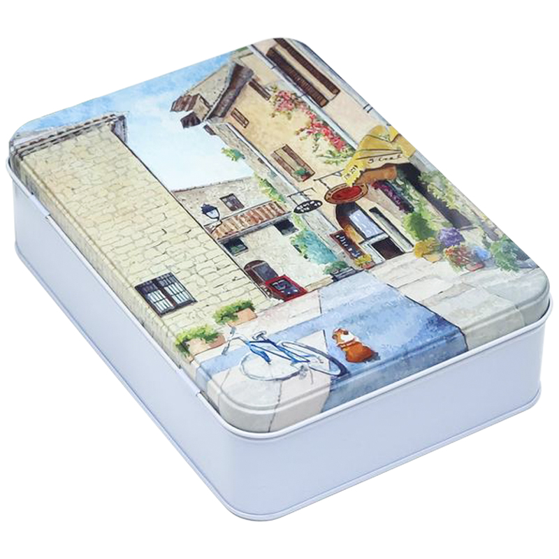 Шкатулка металлическая Sunny Street Rectangular Metal Box Мульти Шкатулка металлическая Sunny Street Rectangular Metal Box Мульти в Орле | Loft Concept