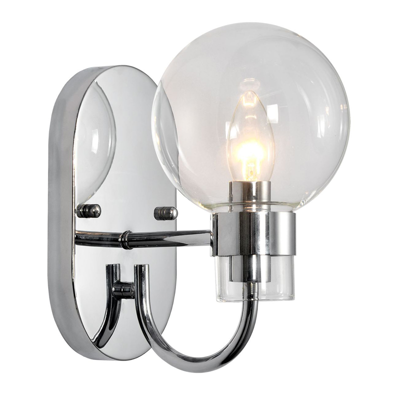 Бра Votrom Sconce chrome Хром Прозрачный (Transparent) Бра Votrom Sconce chrome Хром Прозрачный (Transparent) в Орле | Loft Concept