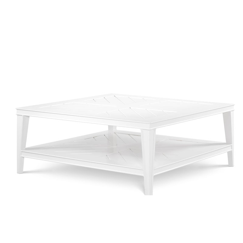 Кофейный стол Eichholtz COFFEE TABLE BELL RIVE SQUARE Белый в Орле | Loft Concept 