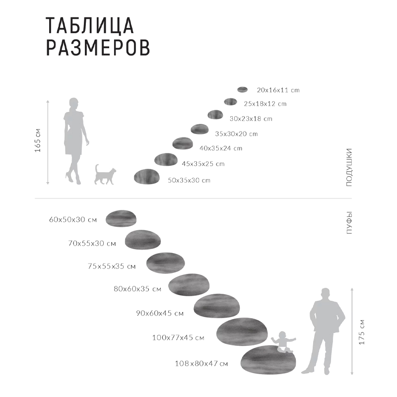 Пуф - Камень PEACE в Орле
