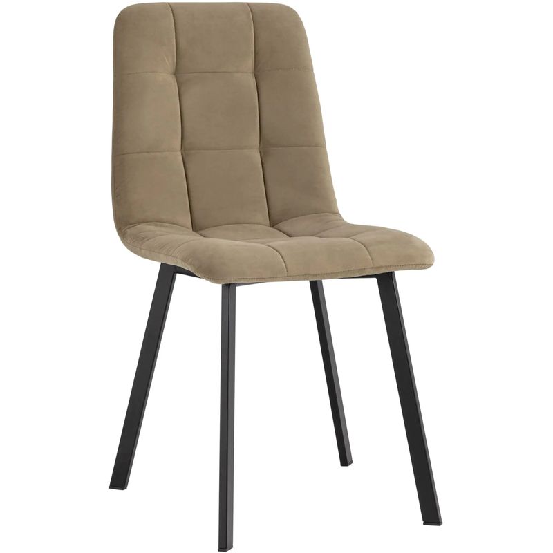 Стул NANCY S Chair Коричневый Велюр Коричневый Черный Стул NANCY S Chair Коричневый Велюр Коричневый Черный в Орле | Loft Concept
