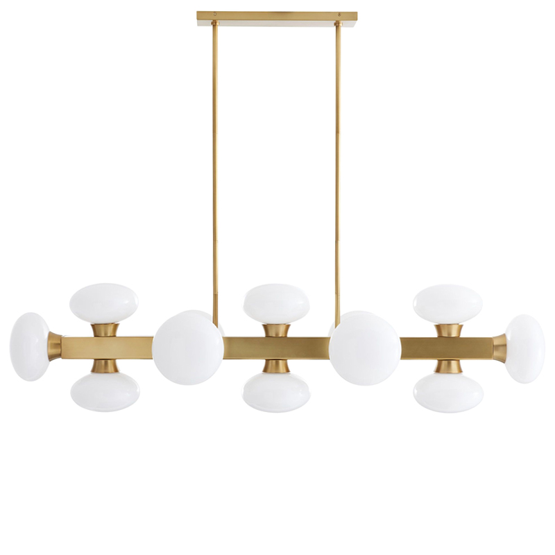 Люстра Arteriors KLARISSA CHANDELIER Золотой Белый Люстра Arteriors KLARISSA CHANDELIER Золотой Белый в Орле | Loft Concept