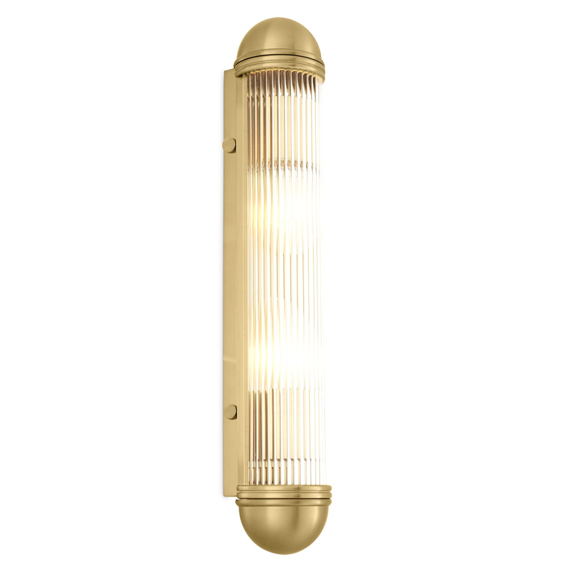 Бра Eichholtz Wall Lamp Auburn Brass Латунь Античная полированная Прозрачный Бра Eichholtz Wall Lamp Auburn Brass Латунь Античная полированная Прозрачный в Орле | Loft Concept