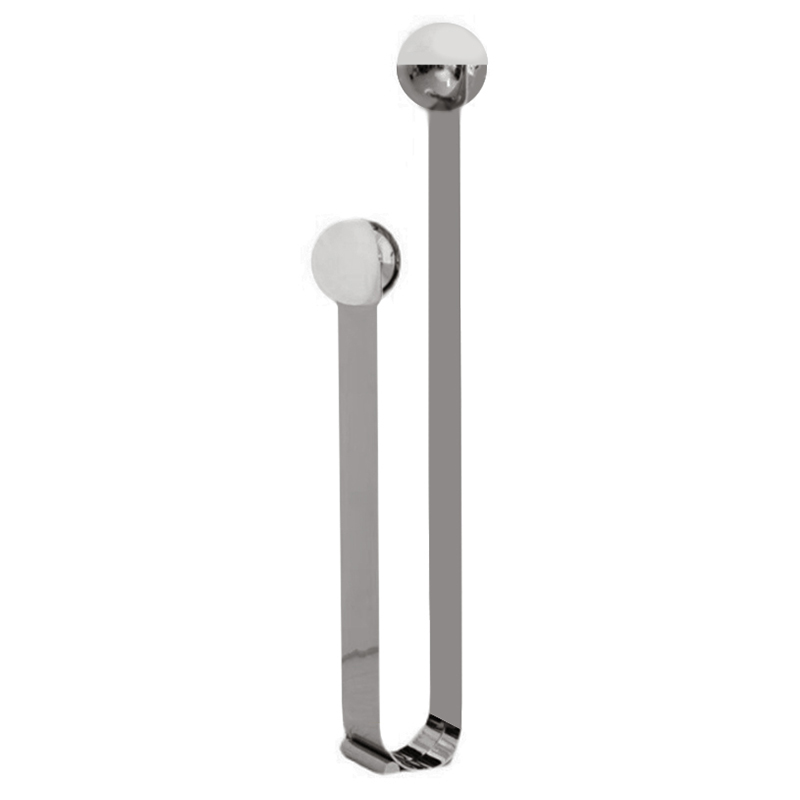 Дизайнерский Торшер из нержавеющей стали и стекла цвет хром Chrome Floor Lamp Хром Дизайнерский Торшер из нержавеющей стали и стекла цвет хром Chrome Floor Lamp Хром в Орле | Loft Concept