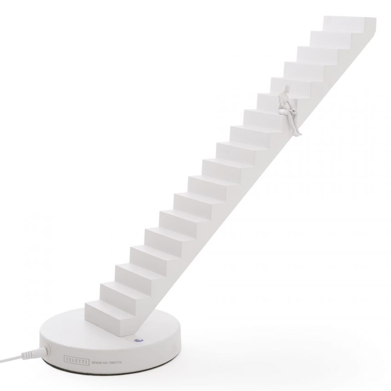 Настольная лампа Seletti Verso Lamp White Белый Настольная лампа Seletti Verso Lamp White Белый в Орле | Loft Concept