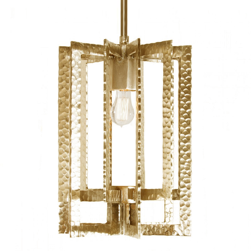 Подвесной Светильник Textured Cage Pendant Lamp gold Латунь Подвесной Светильник Textured Cage Pendant Lamp gold Латунь в Орле | Loft Concept
