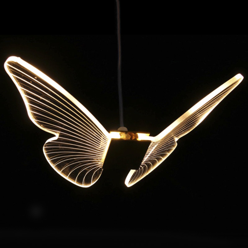 Butterfly Pendant Lamp D Глянцевое золото Прозрачный Butterfly Pendant Lamp D Глянцевое золото Прозрачный в Орле | Loft Concept