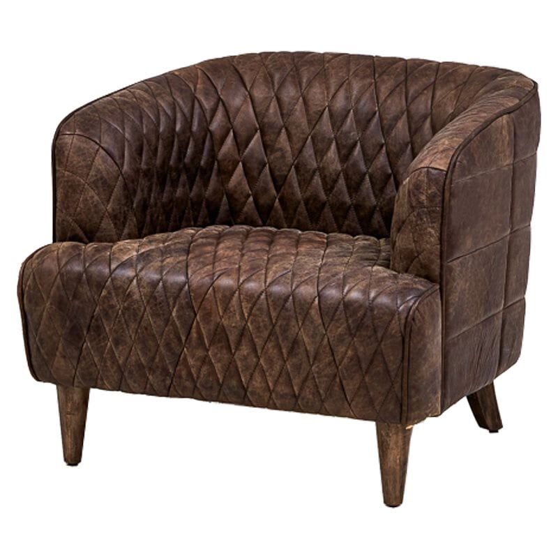 Philadelphia Armchair Кресло из Коричневой Винтажной Кожи Коричневый винтаж Philadelphia Armchair Кресло из Коричневой Винтажной Кожи Коричневый винтаж в Орле | Loft Concept
