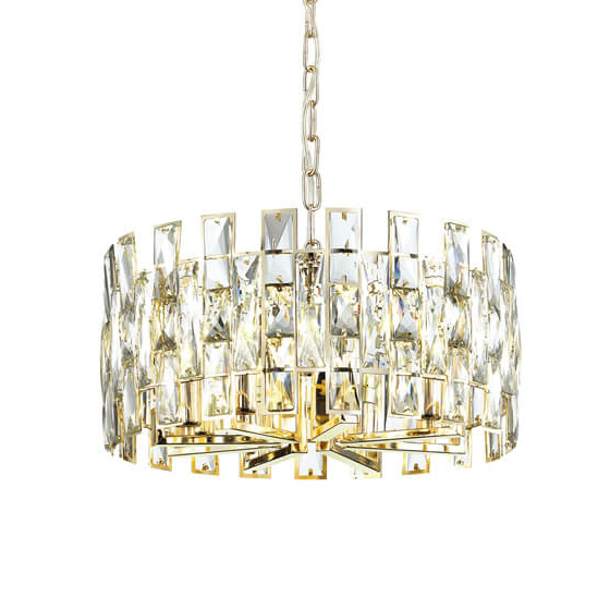 Люстра Tribuno Chandelier 8 Золотой Прозрачный Люстра Tribuno Chandelier 8 Золотой Прозрачный в Орле | Loft Concept