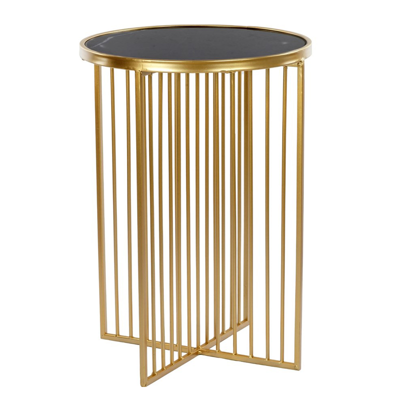 Приставной стол Side Table Marble crossed чёрный мрамор Черный Мрамор Nero Золотой Приставной стол Side Table Marble crossed чёрный мрамор Черный Мрамор Nero Золотой в Орле | Loft Concept