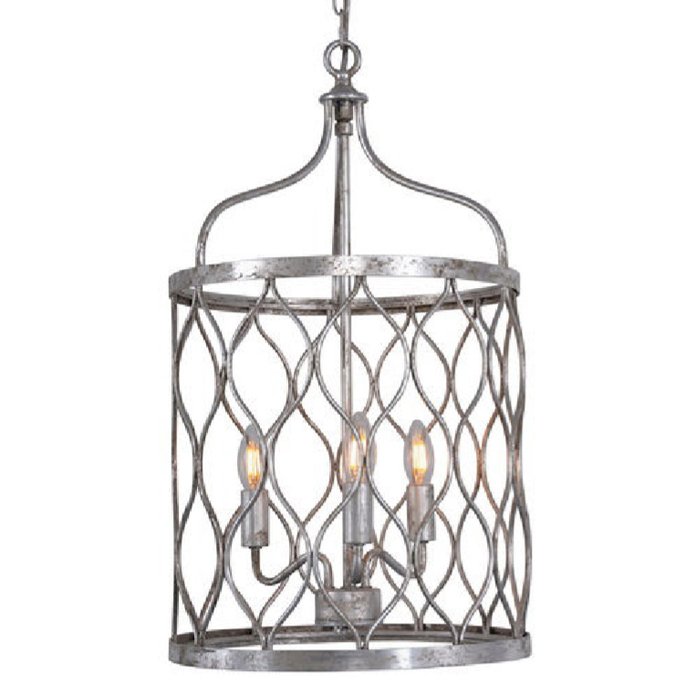 Подвесные светильники Lantern Silver Net M Pendant lamp Серебряный Подвесные светильники Lantern Silver Net M Pendant lamp Серебряный в Орле | Loft Concept