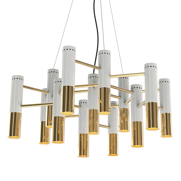 Люстра IKE Delightfull Gold & White Люстра IKE Delightfull Gold & White в Орле | Loft Concept
