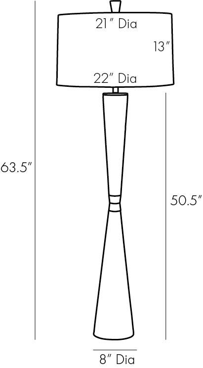 Торшер Arteriors GROM FLOOR LAMP Торшер Arteriors GROM FLOOR LAMP в Орле