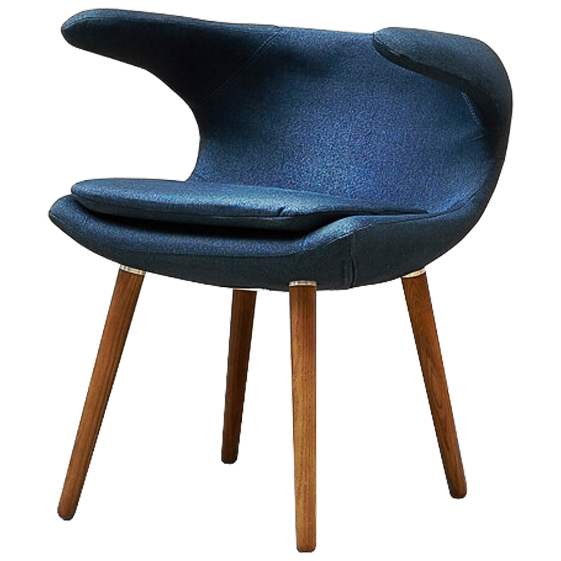 Стул Roidh Stool blue Синий Коричневый Стул Roidh Stool blue Синий Коричневый в Орле | Loft Concept