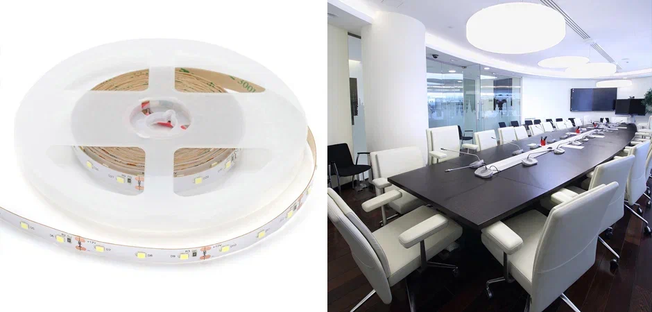 Светодиодная лента 9,6W/m 60LED/m 2835SMD холодный белый Светодиодная лента 9,6W/m 60LED/m 2835SMD холодный белый - Loft-Concept в Орле