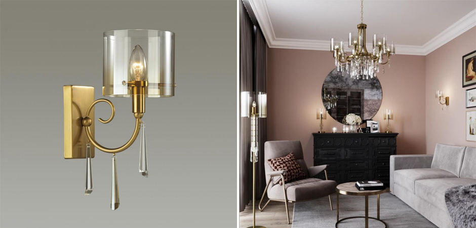 Бра Glass World Bronze Бра Glass World Bronze - Loft-Concept в Орле