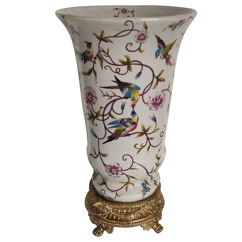 Ваза Olier Vase Бронза Белый Мульти Ваза Olier Vase Бронза Белый Мульти в Орле | Loft Concept