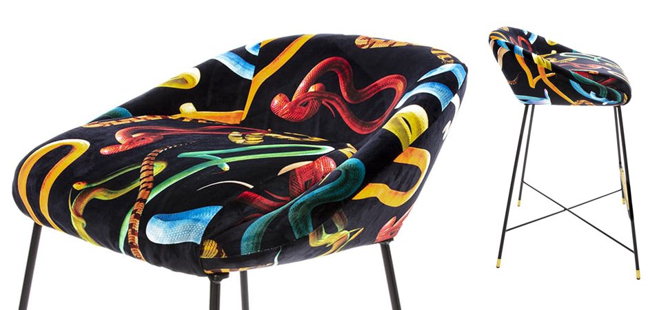 Барный стул Seletti High Stool Snakes Барный стул Seletti High Stool Snakes - Loft-Concept в Орле