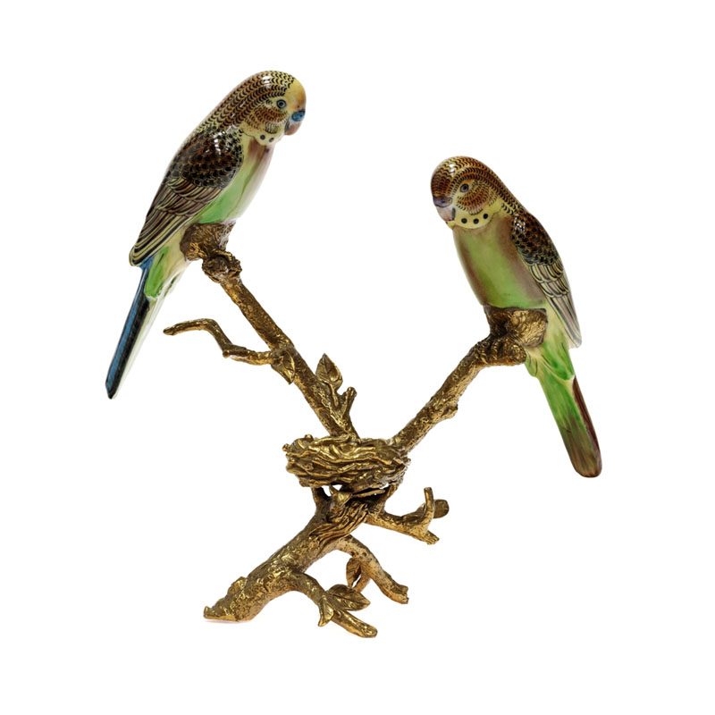 Статуэтка Duo of Parrots Мульти Статуэтка Duo of Parrots Мульти в Орле | Loft Concept