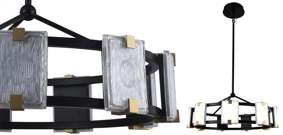 Люстра Rectangular Glass Plafon D68 Люстра Rectangular Glass Plafon D68 - Loft-Concept в Орле