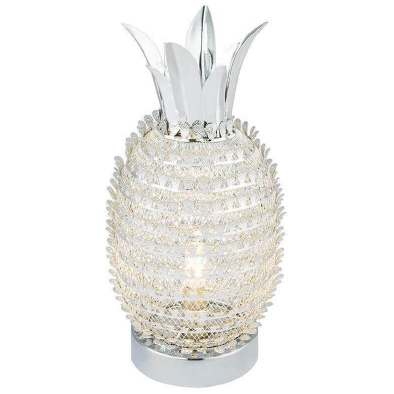 Настольная лампа Серебряный Ананас Pineapple Silver Серебряный Настольная лампа Серебряный Ананас Pineapple Silver Серебряный в Орле | Loft Concept