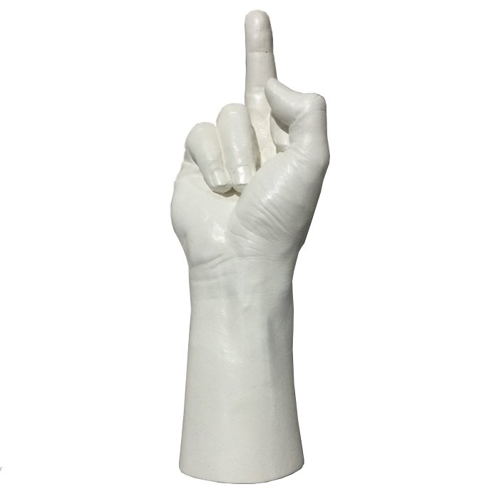 Статуэтка Fuck off Белый Статуэтка Fuck off Белый в Орле | Loft Concept