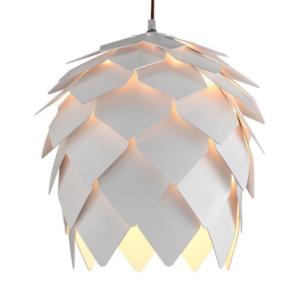 Подвесной светильник Crimea Pine Cone White Белый Подвесной светильник Crimea Pine Cone White Белый в Орле | Loft Concept