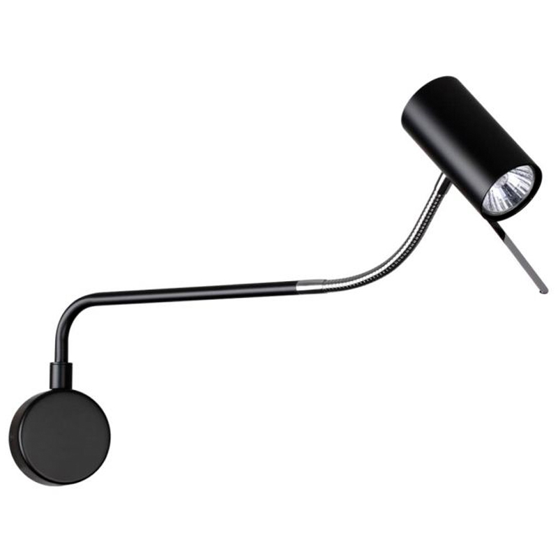 Гибкое бра Trumpet Wall Lamp Хром Хром Черный в Орле | Loft Concept 