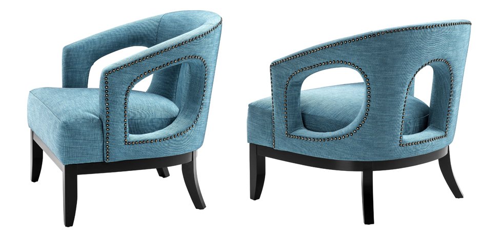 Кресло Eichholtz Chair Adam Turquoise Кресло Eichholtz Chair Adam Turquoise - Loft-Concept в Орле
