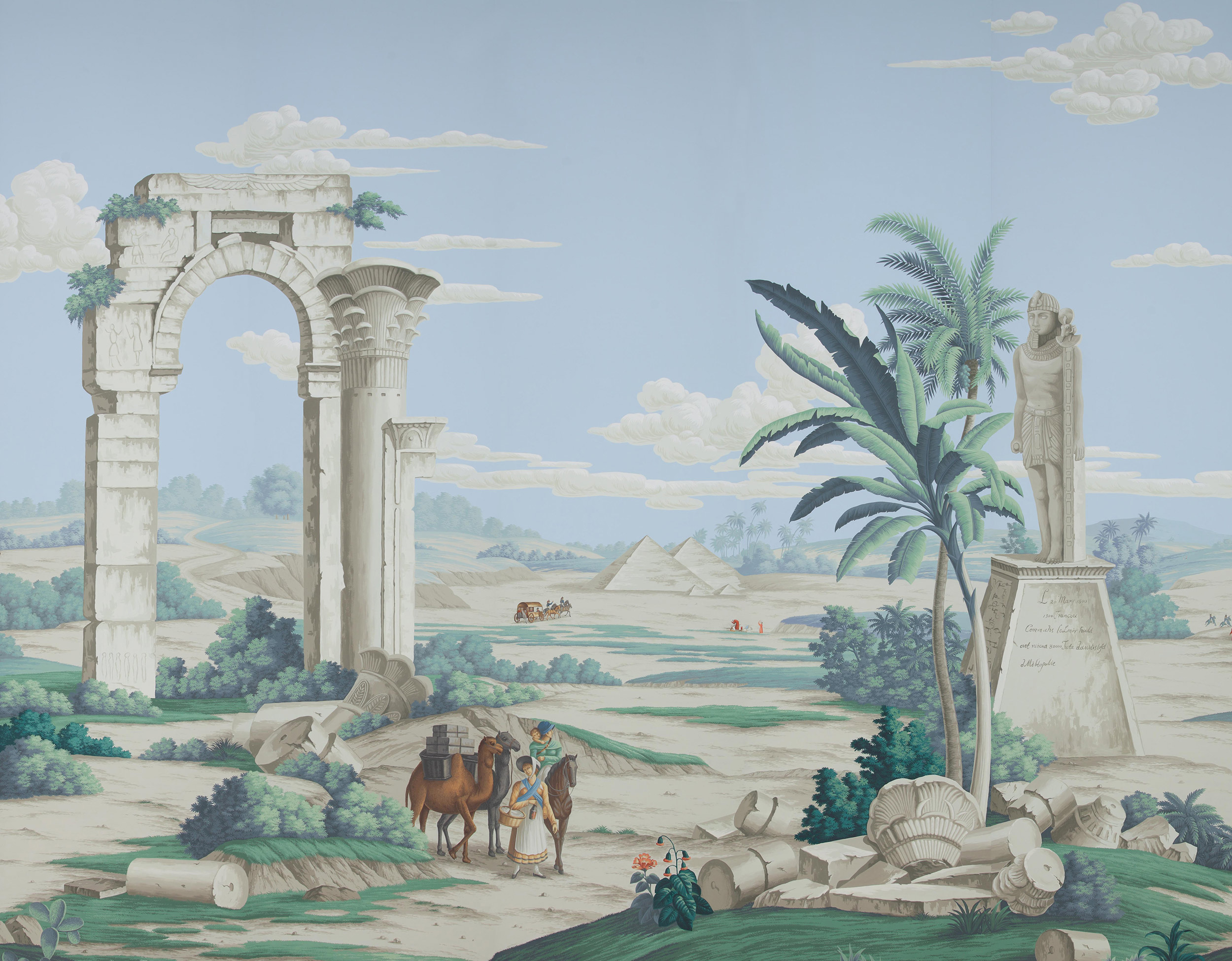 Обои ручная роспись Napoleon's Campaign in Egypt Byzantine on scenic paper Обои ручная роспись Napoleon's Campaign in Egypt Byzantine on scenic paper - постер Loft-Concept в Орле