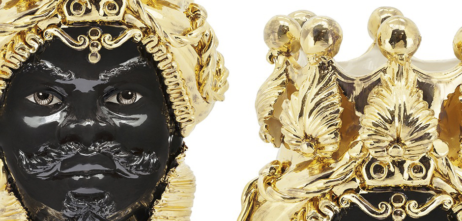 Ваза VASE MORO MAN BIG DREAMS gold Ваза VASE MORO MAN BIG DREAMS gold - Loft-Concept в Орле