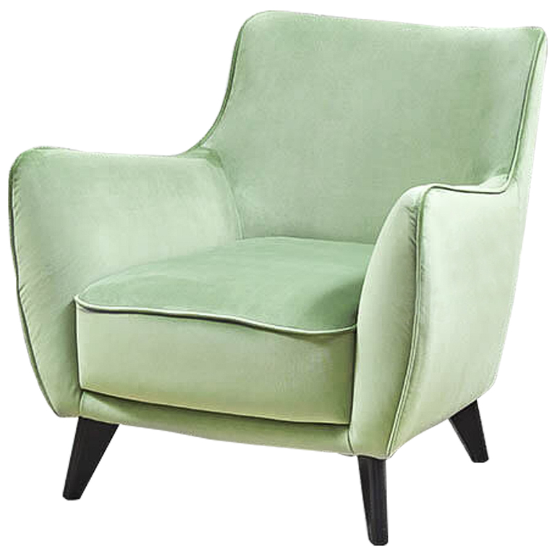 Кресло Mint Softness Chair Зеленый шалфей Черный Кресло Mint Softness Chair Зеленый шалфей Черный в Орле | Loft Concept
