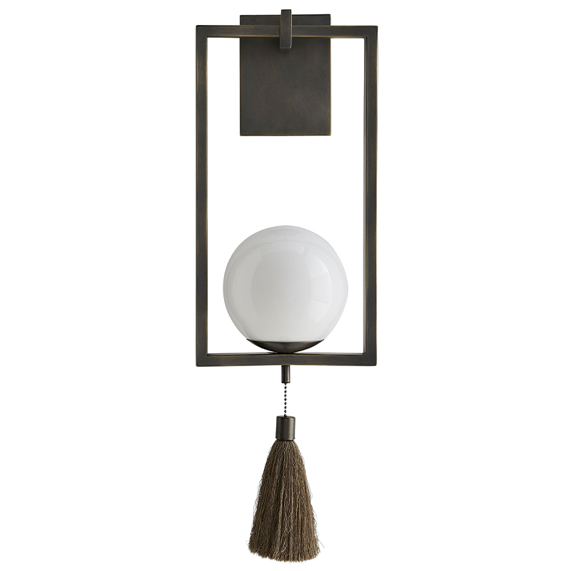 Бра TRAPEZE SCONCE Белый Черный Бра TRAPEZE SCONCE Белый Черный в Орле | Loft Concept