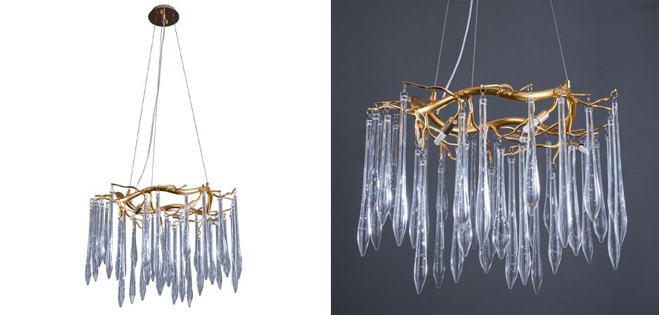 Хрустальная Люстра Whisper Rain Gold Хрустальная Люстра Whisper Rain Gold - Loft-Concept в Орле
