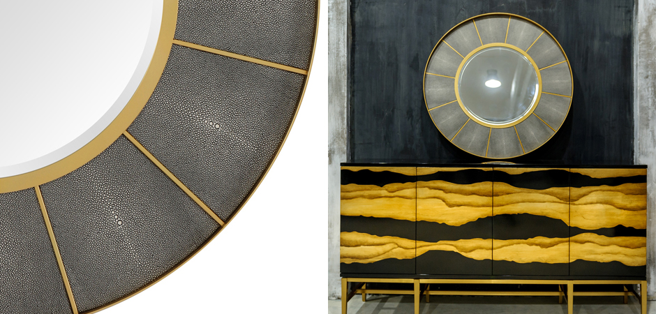 Зеркало Sectors Circle Mirror Зеркало Sectors Circle Mirror - Loft-Concept в Орле