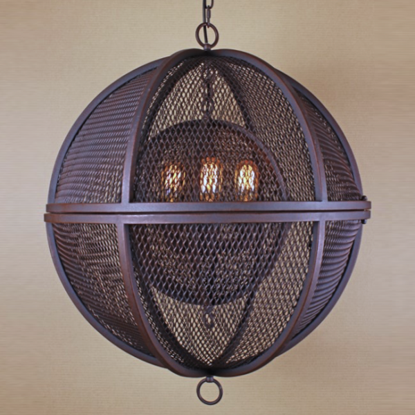 Люстра Double Sphere Pendant Коричневый Люстра Double Sphere Pendant Коричневый в Орле | Loft Concept